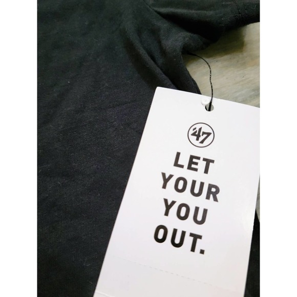 Boston Red Sox Black T-Shirt Women's Small 47 Brand - Picture 4 of 8